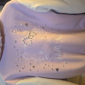 Forever 21 Pink and Cream Puffer Jacket